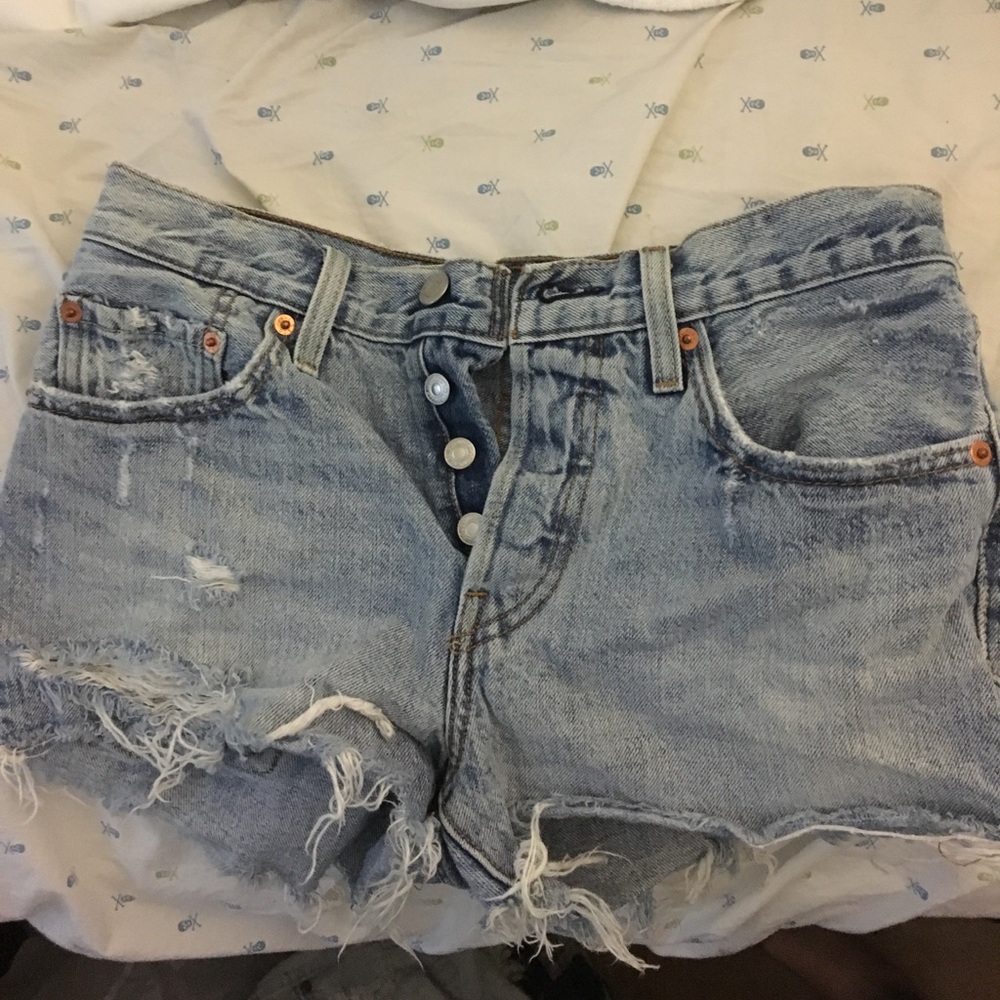 Levi denim shorts